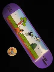 RARE SIGNED Primitive Nick Tucker Duck Hunter Nintendo SNES Skateboard Deck AUTO