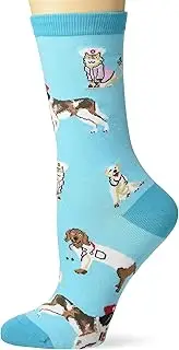 K. Bell Women's Fun Jobs & Occupation Crew Socks-1 Pairs-Cool & Cute Novelty Mom Gifts