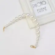 Handbag Accessories Imitation Pearl Chain Purse Shoulder Crossbody Strap