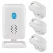Wireless Motion Sensor Detector Alarm IP54 Waterproof Home Security 3 PIR Sensor
