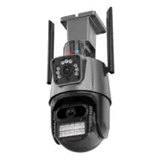 Smart Dual Two Megapixel Wifi Spherical Ip Camera With Humanoid Recognition And Alarm Ip & Smart Security Camera Systems