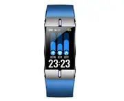 1.08 Inch High-definition Color Screen Intelligent Sports Detectable Body Fat and Other Waterproof Bracelet-Blue