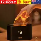 210ml USB Air Humidifier Essential Oil Diffuser Bedroom 3D Flame Mist Home Decor