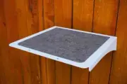 Outdoor Skywalk Cat Platform White