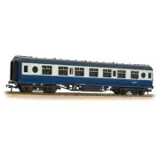 Bachmann 39-452A OO Gauge LMS 57ft 'Porthole' Second Corridor Coach BR Blue & Gr
