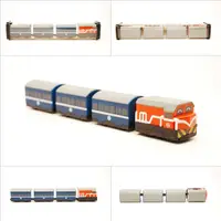 在飛比找蝦皮購物優惠-台鐵普通列車 R100型(橘) 藍皮列車 鐵支路4節迴力小列