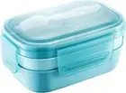 Lunch Box Bento Box Set For Kids Adult Lunch Food Storage Container Microwave UK