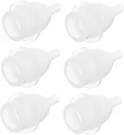 SWOOMEY Silicone Infant Cleaner Suction Heads 6pcs Baby Nose Cleaner Tips Nasal Congestion Relief Kit