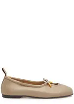 Alohas Rosalind Leather Ballet Flats - Cream - 40 (IT40/ UK7) 40 (IT40/ UK7)