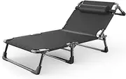 Zero Gravity Lounge Chair, Outdoor Reclining Folding Reclining Chair 4 Position Patio Recliner with Pillow for Beach Lawn Camping Outdoor Pool Tanning Sun Sunbathing Cot Chair Lounge Chair (Size : Wi