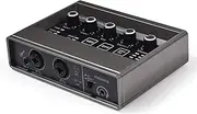 Kcolly Audio Interface Professional Recording XLR Audio Interface DSP Reverb 48V Phantom Power Sound Card 16bit/48kHz Resolution Plug and Play for Music Recording Online Karaoke Vocal Recording