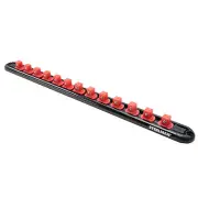 Steelman 3/8-Inch Drive 13-Piece Aluminum Socket Storage Rail 60729