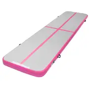 4M Air Track Gymnastics Tumbling Exercise Cheerleading Mat Inflatable Pink