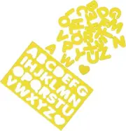 CIYODO 1 Eva Letters Alphabet Fridge Magnets Scrapbook Letter Stickers for Teaching Family Interaction and Spelling Games