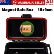 150x90mm Magnetic Stash Box Waterproof Car Hidden Storage for Keys GPS Device AU