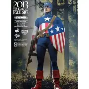 Captain America Exclusive 1:6 Figur Hot Toys MMS205 OVP kein Sideshow