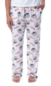 Def Leppard Womens' Rock Band Logo Leopard Toss Print Tie-Dye Pajama Pants