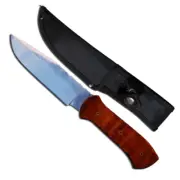Handmade Grady Owen Carbon Steel Knife from Jurassic world knife with Sheath
