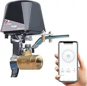 Jinvoo Zigbee Water Valve, Tuya Smart Water Valve Shutoff, Automatic Ball Valve Watering Timer, Sprinkler Controller, Compatible with Alexa and Google,Zigbee hub Required for Normal use
