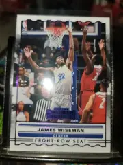 JAMES WISEMAN 2020-2021 Contenders Draft Picks Front-Row Seat Card!! 54/99