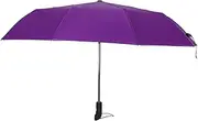 [LIFKOME] 23 Purple Windproof Automatic Folding Umbrella with UV Protection Durable Travel Canopy for Outdoor Activities Accommodates Two More People
