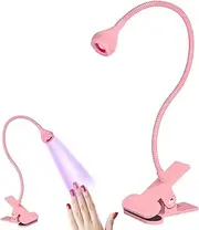 Gooseneck UV Lamp - Clamp LED Nail Lamp Gooseneck UV Light for Nails,USB Manicure Dryer Nail Accessories for Women Girls, Home Salon Use