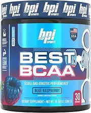 BPI Sports Best BCAA, 30 Servings, Blue Raspberry, 0.3 Kilograms