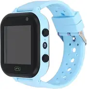 Children Smart Alarm Watch, High Definition Child Intelligent Voice Watch Pedometer Dual Way Call IP67 Waterproof for Outdoor for Boy (Blue)