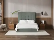My Style Framed Headboard & Standard Base - Queen / Seaglass / Gas Lift Base