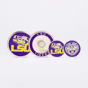 New LSU TIGERS DUO LOGO GOLF BALL MARKER PRG GOLF NCAA LICENSED