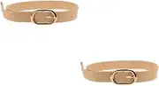 [Beavorty] Stylish Woven Waist Belt for Women Elastic Decorative Dress Belt present for Mother Daughter Friends Versatile for Casual Wear and Special Occasions