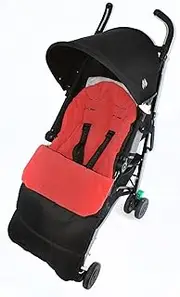 Footmuff/Cosy Toes Compatible with Maclaren Volo Pushchair Fire Red