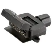 Jaylec 7 Pin Flat Trailer Socket with N/C Reed Switch - TP2016BL