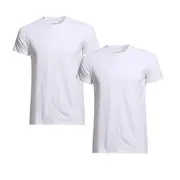 Bonds 2 Pack Crew Neck Tee Raglan Blank Plain Basic Mens White T shirt Top M9372W