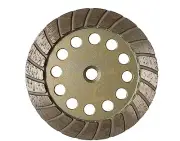 6" Disco turbo diamond cup wheel/wheels(coarse) -- excellent balance, aggressive