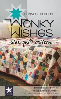 在飛比找博客來優惠-Wonky Wishes Star-Quilt Patter