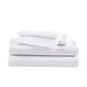 Eddie Bauer - King Sheets, Cotton Flannel Bedding Set, Brushed for Extra