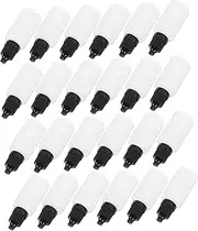 Gatuida 50pcs Plastic Dropper Bottles: Caps Empty Squeeze Liquid Dropper Refillable Essential Oil Containers For Travel Office Home