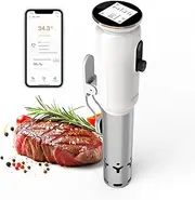 INKBIRD WiFi Slow Cooker Sous Vide Machine ISV-101W, 1000 Watts Sous Vide Cooker, 3D Water Circulation Heating with App Preset Menus, Cooking Booking Function, Cooking Completion Pre-alarm