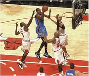 NBA Oklahoma City Thunder 13 X 11 3-D Photos - Kevin Durant