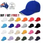 Adjustable Cotton Curve Trucker Cap Plain Hat Mens Womens Unisex Baseball Hip Ho