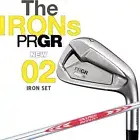 Yokohama PRGR Golf Japan 2023 NEW 02 IRON SET #6,7,8,9,Pw NSPRO MODUS3 5-Irons