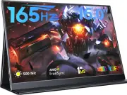 Magicraven 165Hz Portable Gaming Monitor, 16" 1920X1200 500 Nits Laptop Screen E
