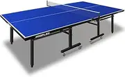 Proflex Premium Outdoor Table Tennis Table, with 4 Player Ping Pong Paddle and Pingpong Ball Pack