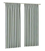 Linen Pinch Pleat Curtain Blockout Curtain Drape 230cm Drop 1Panel Light Grey