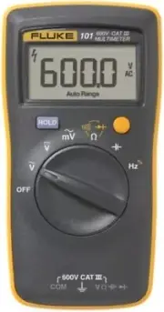 Fluke 101 Pocket Digital Multimeter Electrical Multi Tester Tool Device 600V