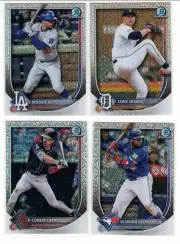 2025 Topps Bowman Chrome Mojo Prizm 4 Card Stars Lot