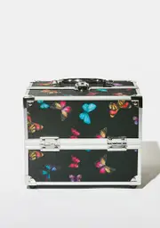 [Caboodles] Adored Social Butterfly Train Case Organizer