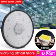 High Low Bay LED Lights 100W 200W UFO Industrial Workshop Warehouse Factory Lamp