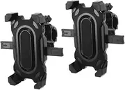 2pcs Adjustable Motorbike Phone Holder Secure Handlebar Mount for Smartphones Durable Design for Enhanced Safety Stability for Bicycles and Scooters